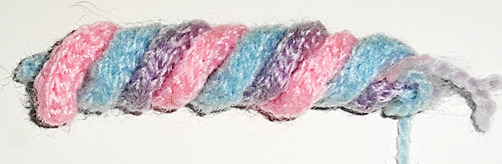 Crochet Unicorn Tail