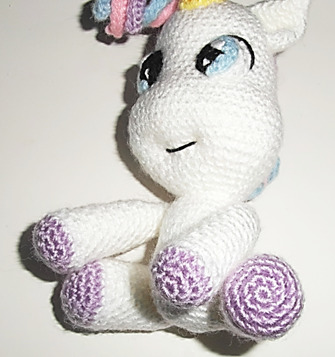 Crochet Unicorn Legs