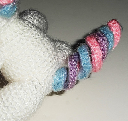 Crochet Unicorn Tail