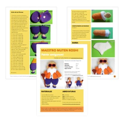 Master Roshi (Dragon Ball) Amigurumi Pattern - Image 5