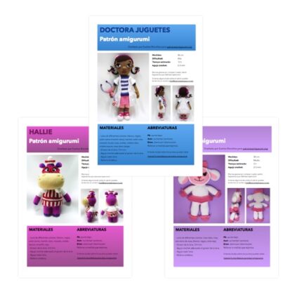Doc McStuffins, Hallie and Lambie Amigurumi Patterns - Image 8