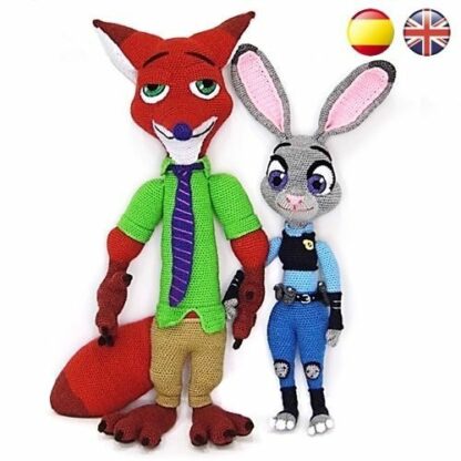 Judy Hopps and Nick Wilde (Zootopia) Amigurumi Patterns