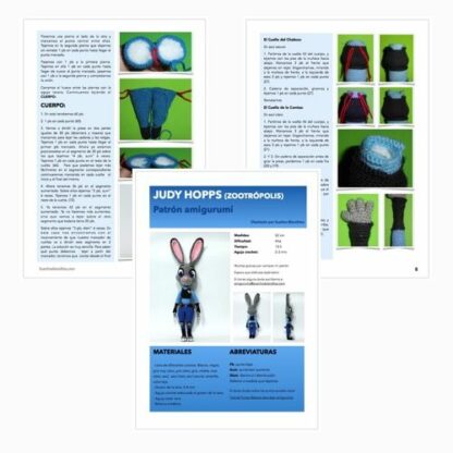 Judy Hopps and Nick Wilde (Zootopia) Amigurumi Patterns - Image 8