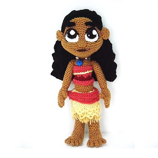 Resenha conjunto Moana baby em crochê 