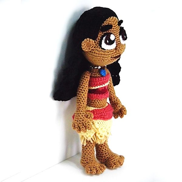 Moana Crochet Amigurumi Doll Pattern PDF (Download Now) 