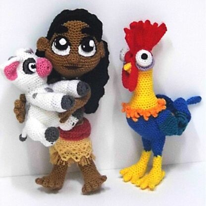 Moana, Pua and Hei-Hei Amigurumi Patterns - Image 5