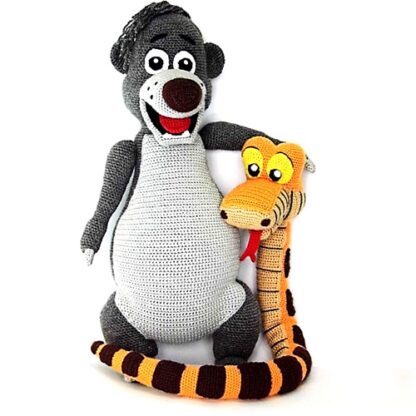 Mowgli, Baloo and Kaa (The Jungle Book) Amigurumi Patterns - Image 5