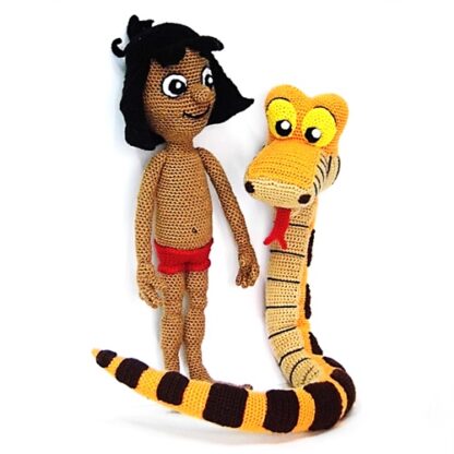 Mowgli, Baloo and Kaa (The Jungle Book) Amigurumi Patterns - Image 6