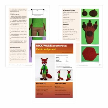 Judy Hopps and Nick Wilde (Zootopia) Amigurumi Patterns - Image 9