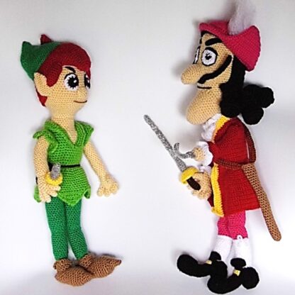 Peter Pan, Tinkerbell and Captain Hook Amigurumi Patterns - Image 7