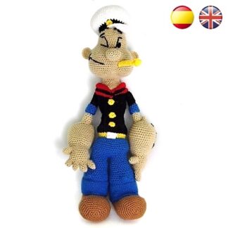 Popeye the Sailor Amigurumi Pattern