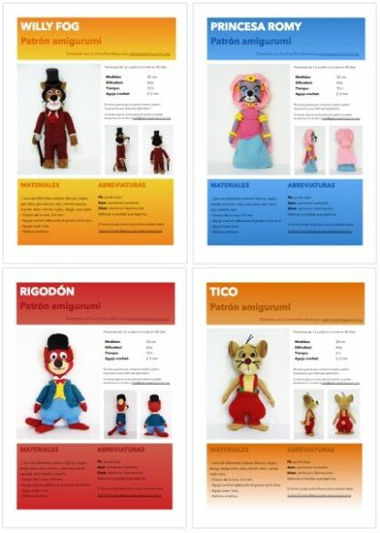 Around the World with Willy Fog Amigurumi Patterns - Image 9