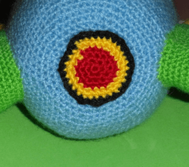 Colors Spaceship Amigurumi Pattern