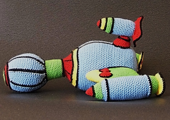 Colors Spaceship Amigurumi Pattern