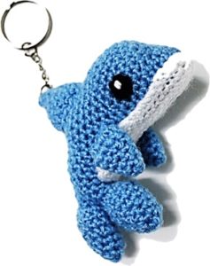 Dolphin Keychain free Amigurumi Pattern