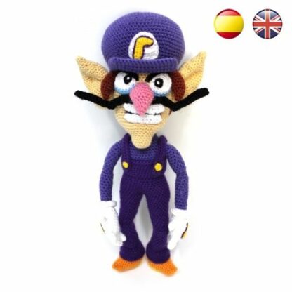 Waluigi (Super Mario Bros) Amigurumi Pattern