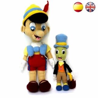 Pinocchio and Jiminy Cricket Amigurumi Patterns