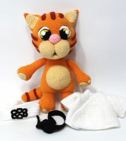 Aki, the Karateka Cat Amigurumi Pattern - Image 6