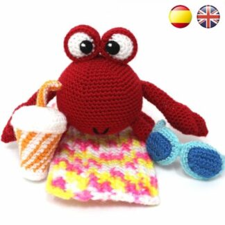 German, the Beach Crab Amigurumi Pattern