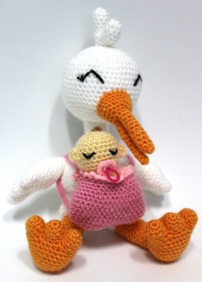 Mary, the Nanny Stork Amigurumi Pattern - Image 6