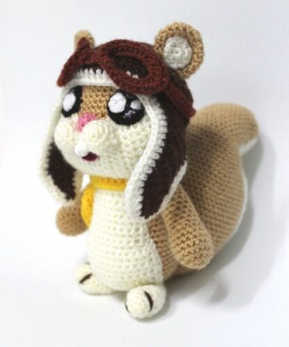 Tiny, the Aviator Squirrel Amigurumi Pattern - Image 3