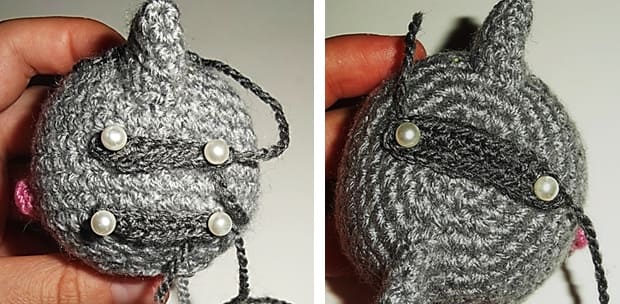 Cómo coser las partes de nuestro amigurumi + Patrón Gatito