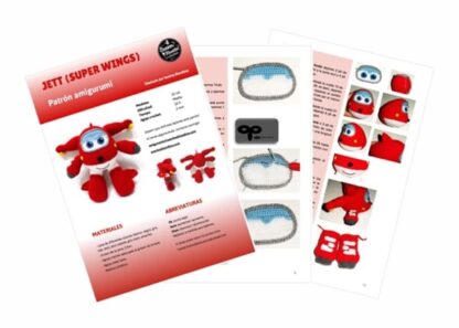 Jett (Super Wings) Amigurumi Pattern - Image 5