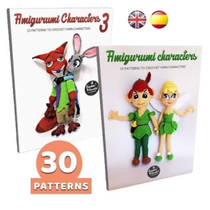 Amigurumi Characters 1 and 3: 30 Patterns
