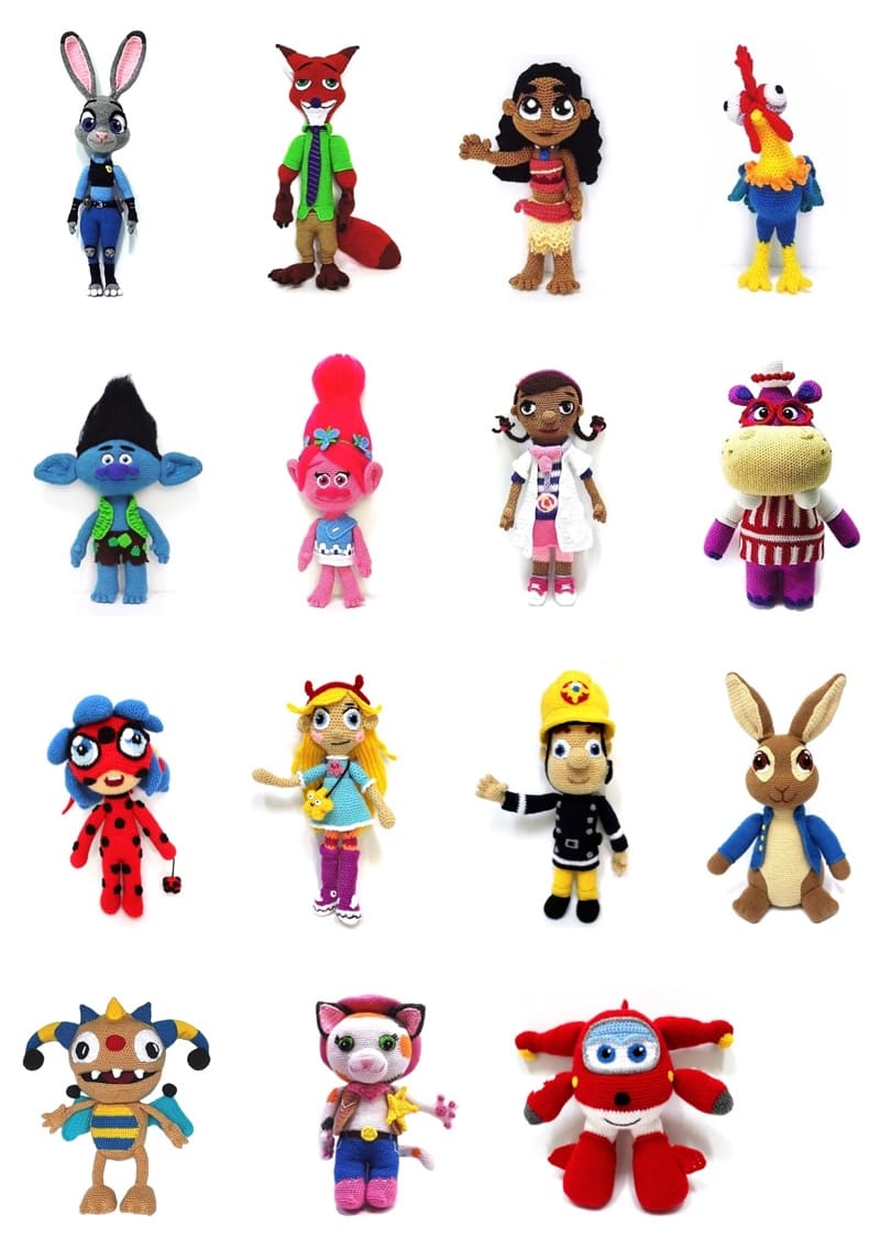 Amigurumi Characters: 60 Patterns