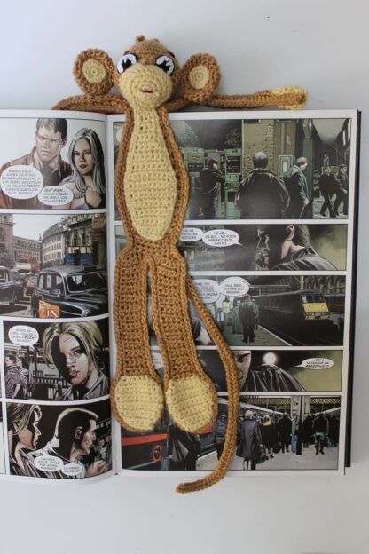 Little Monkey Bookmark Amigurumi Pattern - Image 3