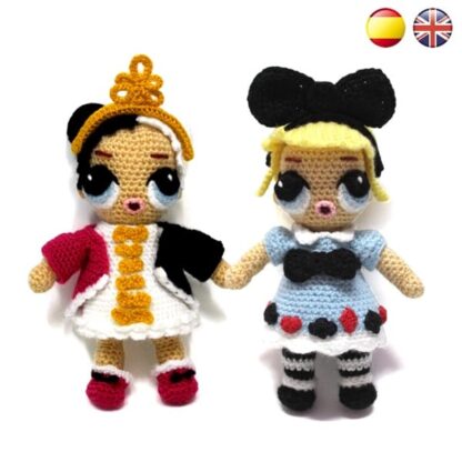 LOL Doll Queen of Hearts and Alice