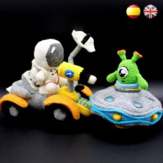 Lunar Rover + UFO Amigurumi Patterns