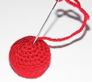 Apple amigurumi pattern