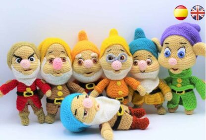 7 Dwarfs amigurumi Patterns (Snow White)