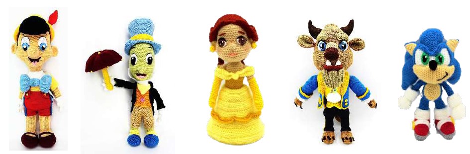 Amigurumi Characters 4: 15 patterns to crochet yarn characters