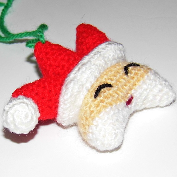 Santa Claus Star Amigurumi Pattern