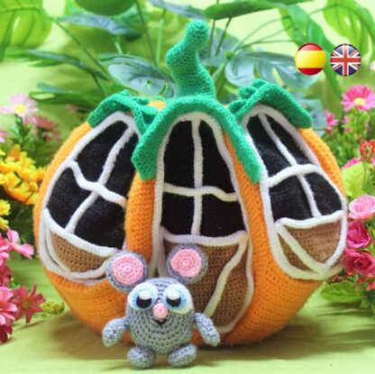 Pumpkin House amigurumi pattern