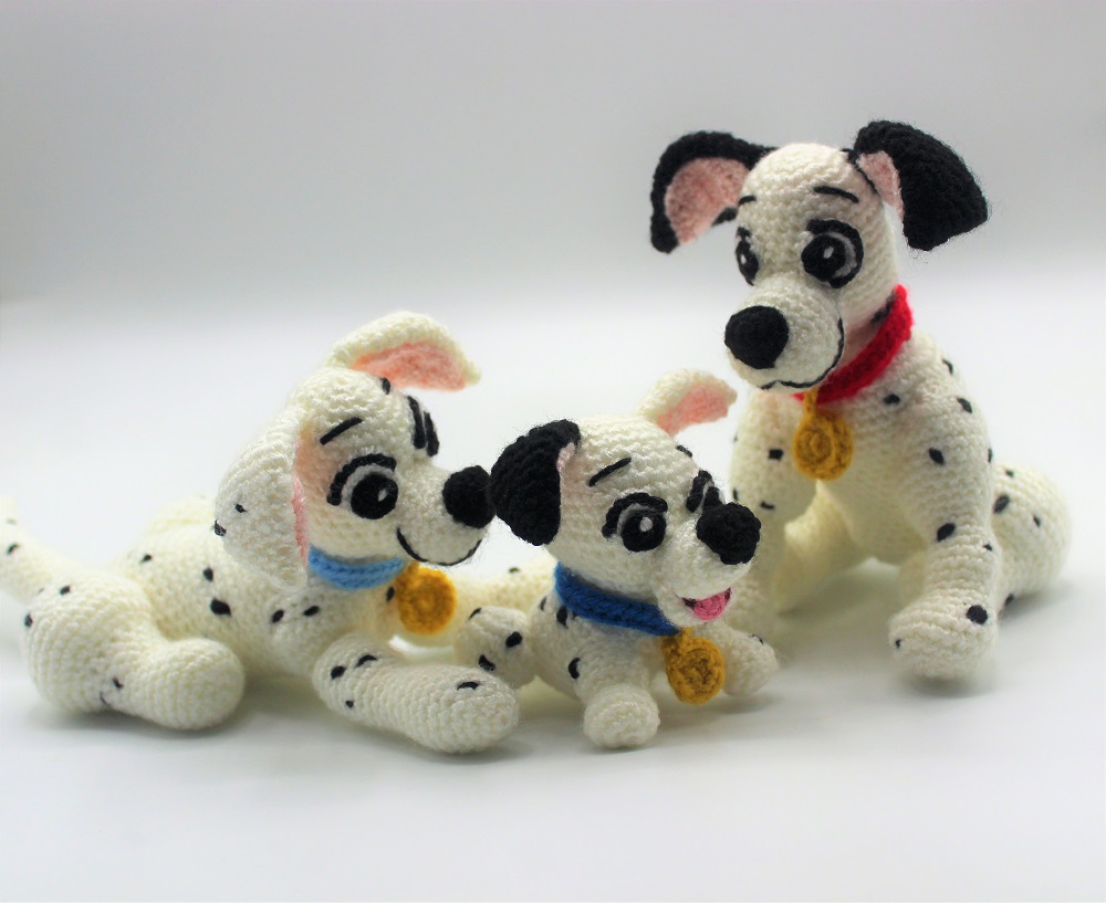 Dalmatians Family amigurumi patterns