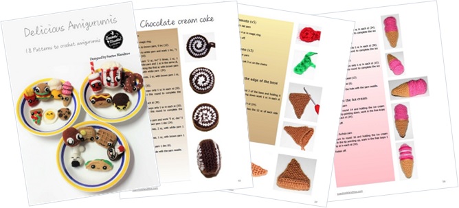 Delicious Amigurumis: 18 patterns of amigurumi food