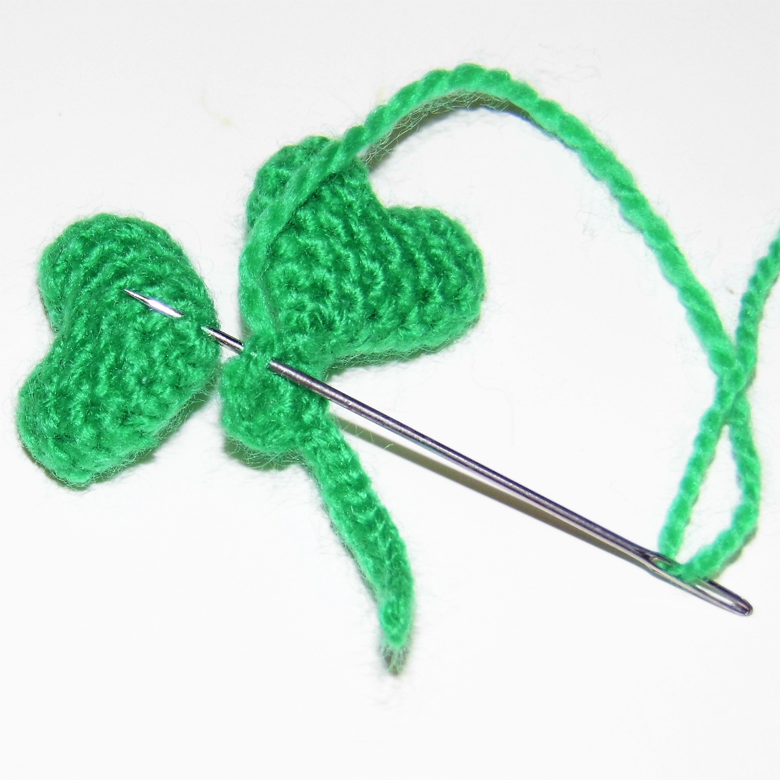 Shamrock Keychain Amigurumi Pattern