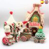 Gingerbread Train and House amigurumi patterns