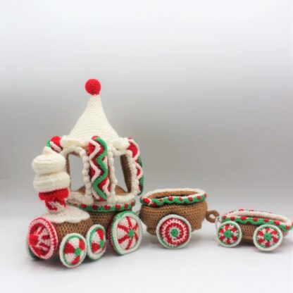 Gingerbread Train and House amigurumi patterns - Image 2