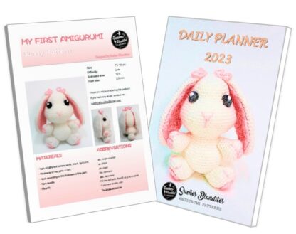 My First Amigurumi: Bunny Pattern + 2023 Digital Daily Planner - Image 10