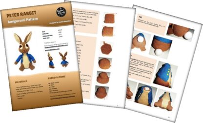 Peter Rabbit Amigurumi Pattern - Sueños Blanditos
