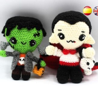 Little Frankenstein and Little Dracula amigurumi patterns